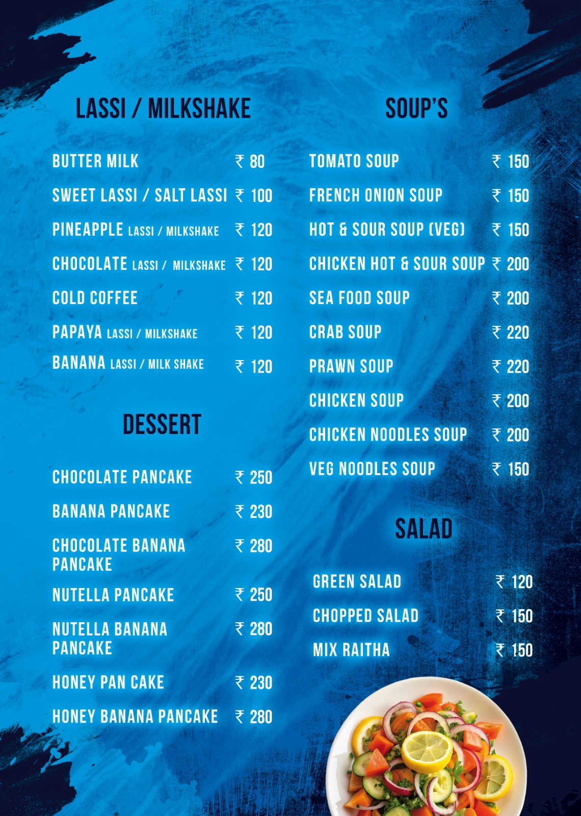 Bambino menu page 3