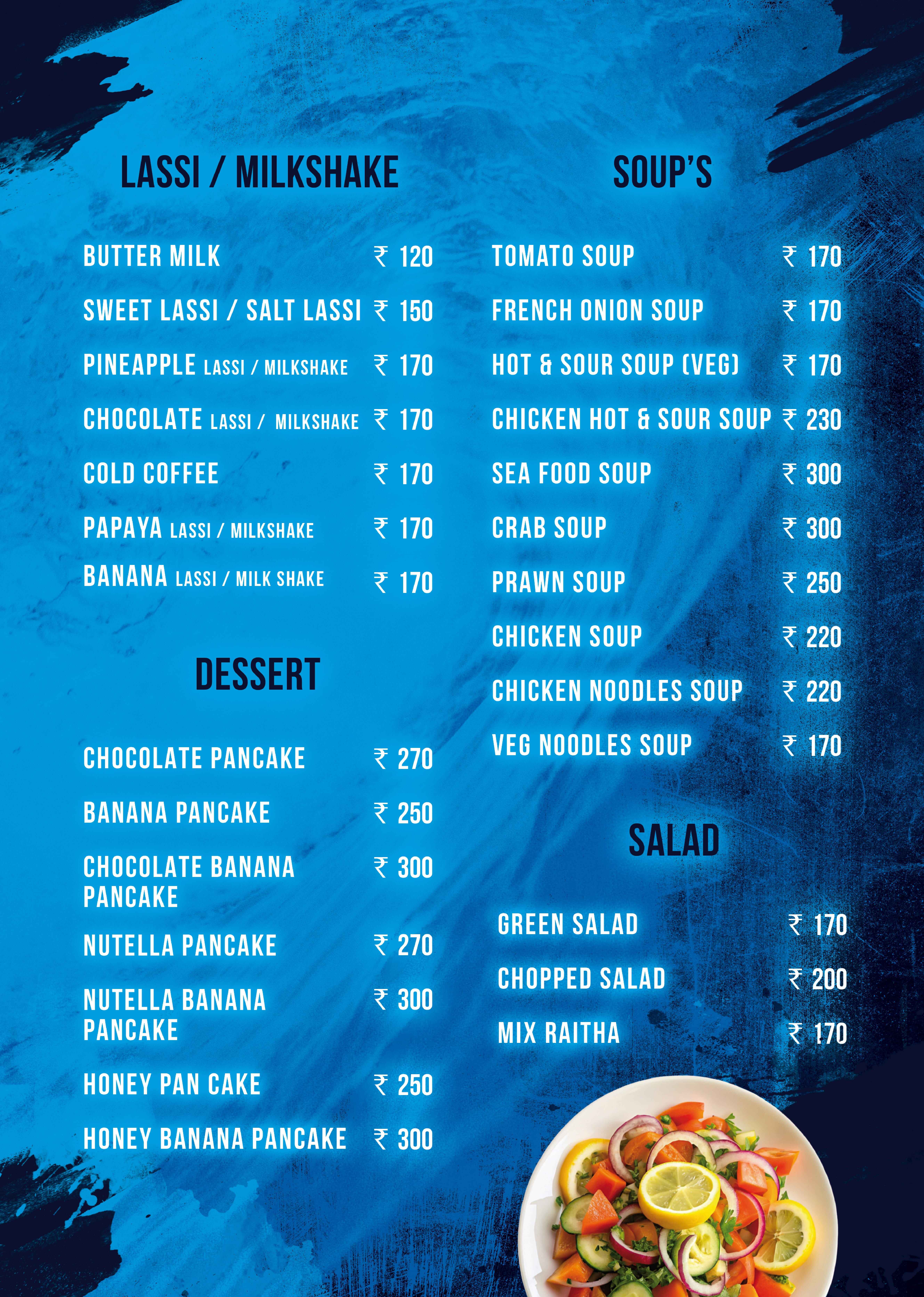 Bambino menu page 3