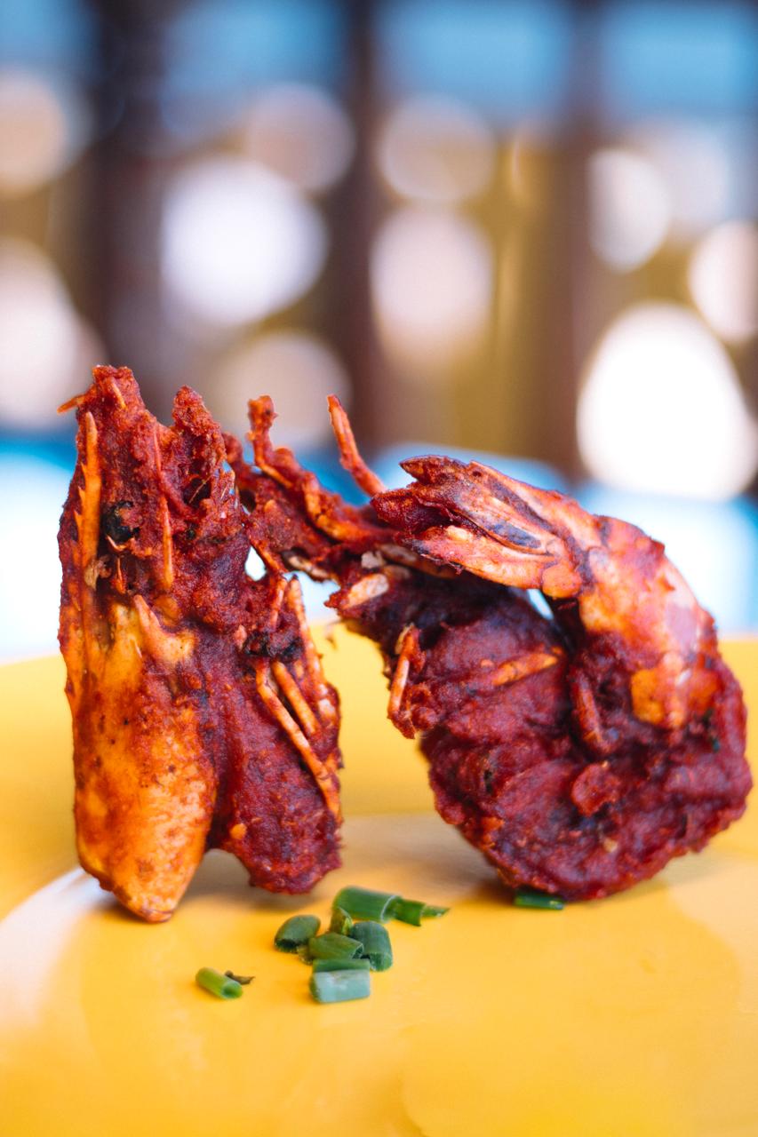 Signature seafood platter at Bambino Beach Restaurant Mahabalipuram